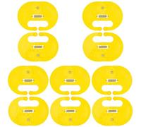 Vynetra 10Pcs Livestock Nose Clip For Calves Adjustable ABS Weaning Rings Nursing Comfortable For Farm And Ranch Use Calf Weaning Rings