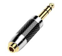 Vynetra 6.35mm To 2.5 3.5 4.4mm Sound Converters Carbons Fiber Decoding Headphone Adapter Earphones Male Female Connectors