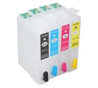 Vynetra 604XL Refillable Inkjet Cartridge Set Includes Chip Empty Inkjet Box For XP-4205 WF2910 WF2930 WF2935 WF2950 Refillable Cartridges