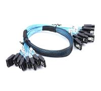 Vynetra 8Piece SataSAS Cable 7Pin SATA3 To SATA3 SATAIII Cable For Enhances Server Storage Expansion 6Gbps Speed