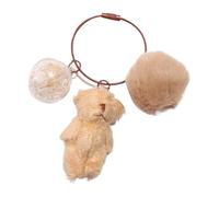 Vynetra Bear Cloud Key Keychain Backpack Pendants Charm Keychain Cartoon Plug Doll Keychain Stuffed Toy Jewelry
