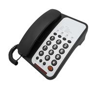 Vynetra Corded Telephone Basic Landline Phone For Seniors Analog Home With Redial Corded Small Desk Guest Room Telephone Large Button Office