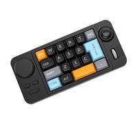 Vynetra Double Scroll Wheel Mechanical Keyboard 19 Small Keypad Color Backlits Programmable Joystick Hot Swappable Switches Color Mechanical Keyboard For Gaming