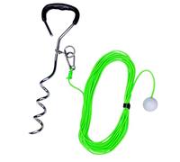 Vynetra Golfs Swing Rope Ball Trainer WIth Ground Nails Rhythm Trainer Outdoor Golfs Practice Training Tool Golfers Outdoor Golf Practice Training Tool