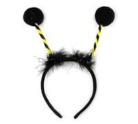 Vynetra Lovely Bee Shape Hair Hoop Cute Hair Holder Live Broadcasting Cosplay Party Costume Headwear For Teens Woman Cosplay Headbands For Woman Headband Bee Shape Halloween Headband With