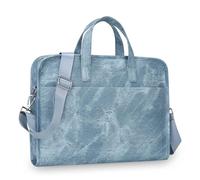 Vynetra Multifunctional 14inch Laptop Shoulder Bag Water Resistant Fabric Spacious Pockets Adjustable Straps For Work Travel And Daily Use Travel Friendly Laptop Bag With Luggage Straps