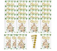 Vynetra Pack Of 24 Entertaining Baby Showers Lotteries Tickets Scratch Raffle Cards Multifunctional Game Cards For Party Party
