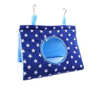 Vynetra Parrot Snuggle Warm Nest Hammock Tent Small Pet Winter Bed House With 2 Metal Hooks For Parakeet Macaw Gerbil Bird Nest Hammock For Cage Parrot Snuggle Small Animal Guinea Pigs Hamster