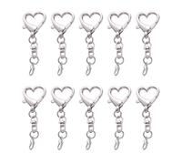 Vynetra Portable Heart Shaped Keychain Pendant Bag Toy Pendant Connecting Charm For Keychains Ornaments And Decorations