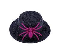 Vynetra Shimmering Spiders Miniature Hat Set For Cosplay Costumes Western Cosplay Cowgirl Accessories Hair Styling Unisex Hairpin For Festivals