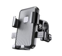 Vynetra Shockproof Scooter Bicycles Phone Holder Handlebar Mount None Obstructive Camera Design for 4.7-7.2 Inch Phones Bike Phone Mount