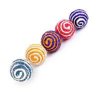 Vynetra Small Chew Toy For Cats To For Play Colorful Craft And Art Supplies Sisal Rope Balls For Cats Random