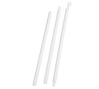 Vynetra Universally Vertical Blind Rod With Hook And Handle 35Inch White Window Curtain Pull Wand For Blinds Control