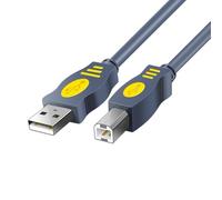 Vynetra USB2.0 To Type B Printer Cable With Ferrite Cores For Enhances Signals Stability And Fast Data Exchange Up To 480 Mbps AntiInterference USB Cable
