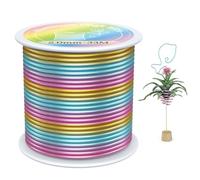 VynyQoo 2mm(12 Gauge) Metal Wire, 33m Galvanised Wire Colored, DIY Aluminium Craft Wire, Handmade Bendable Thick for Jewelry Making Horticultural