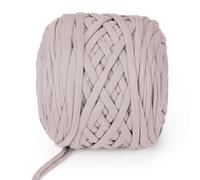 VynyQoo Tshirt Yarn for Crocheting, Crochet Yarn 105m 300g, Chunky Knitting Yarn, Width 2cm Elastic T-Shirt Yarn for Beginners to Crochet Bag, Blanket, Basket, DIY Projects, Home Decor (Khaki)