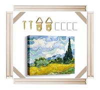 VYPEROCK Canvas Stretcher Bars 20x30 Inch Frame Kit, Available in 25+ size Wood Stretcher Bars for Home and Office, Gallery Wrap Wall Arts Supply for Oil Painting, Poster, Picture & Paint by Numbers