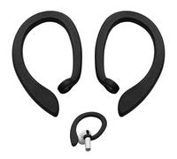 Vyqrx 1 Pair Anti-Lost Ear Hooks for AirPods 4/3/2/1, Silicone Secure Earhooks for Sports Running Activities (Black)