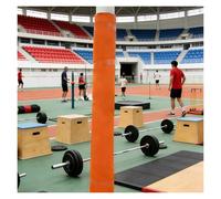 Vyrata Basement Pole Padding Wrap Around, Round Pole Safety Pads Column Cover for Playground Basketball Hoop, 6ft/1.8m Tall Post All Weather Pad(Dia 7 Inch)