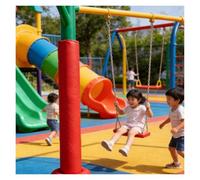 Vyrata Custom Pole Padding Wrap Around, Self Adhesive Round Pole Protector Covering Pad & Waterproof Indoor Outdoor Metal Support Posts Column Pads(H-2.1m/7ft,DIA14cm/5.5in)