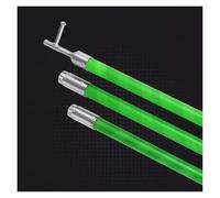 Vyrata Detachable Rescue Pole, Electric Wire Hook Electrician's Operating Insulated Pole, for New Energy Workshops Factories Power Plants(3-Section177/4.5m/14.8ft)