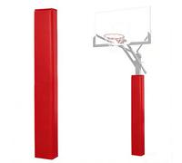 Vyrata Padded Column Covers for Basketball Courts, Tall Gym Pole Padding Square Beam Wrap, Heavy Duty Safety Pole Pads for Player Protection(Red,H-5ft 11"x11")