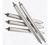 Vyrata Set Of 5 Stainless Steel Conveyor Support Roller, 4 6 8 10 12 14 16 18 24 28 33 36 40Inch Long Heavy Duty Conveyor Belt Rollers(5 Pcs D-50mm/2,L-550mm/21.7")
