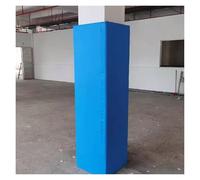 Vyrata Square Basketball Pole Pad, Outdoor Pole Padding Covered on All Sides, Gym Garage Basement Pole Wrap Protection Barrier Posts(H-1.8m/5.9ft,LxW- (8.9x8.9cm))