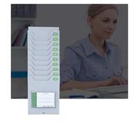 Vyrata Time Card Holder Wall Mount Rack, Plastic Multi-slot Timecard Rack 5 10 15 20 25 30 Pocket, for Industrial Warehouse Organization(15-slot(57cm/22.4"))