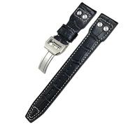 VYSLZ 20mm 21mm 22mm Real Leather Rivets Watchband For IWC SPITFIRE Big Pilot's Watch IW5009 Cowhide Strap