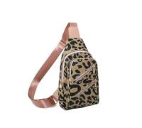VYSLZ Chest Bag Fashion Chain Design Crossbody Bags Cheetah Vintage Women Single Shoulder Bags Vintage Chest Bags(R)