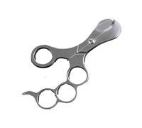 VYSLZ Cigar Clipper Silvery Stainless Steel Cutter Scissors Slicer Portable Metal Smoking Accessories Tool(B)