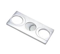 VYSLZ Cigar Cutter Stainless Steel Guillotine Clipper Scissors Portable Metal Slicer Smoking Accessories Tool(C)