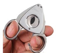 VYSLZ Cigar Cutter Stainless Steel Pocket Scissors - Manual Preparation Guillotine, Portable Travel Desktop Accessory Trimmer Tool
