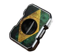 VYSLZ Cigar Cutter V Shaped Spring Clipper - Metal Scissors Portable Manual Desktop Trimmer, Travel Pocket Accessory Punch Tool(B)