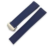VYSLZ For Tag Heuer Aquaracer 43mm 41mm Case Diameter Sport Wrist Band Rubber Watchband 22mm 20mm Silicone Watch Strap(Blue,20mm)