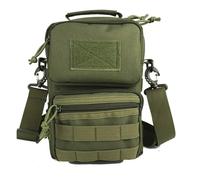 VYSLZ Men Tactical Bag Camping Sling Mollle System Bags Sport Handbag Shoulder Pack Crossbody Bags Travel Phone Bag Hiking Fanny Pack(Green)