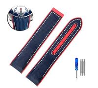VYSLZ Nylon Watch Strap for Omega Seahorse 215.32 OCEAN Universe Super 600 America Cup Limited Edition Canvas Waterproof Watchband 22mm 20mm(B,22mm)