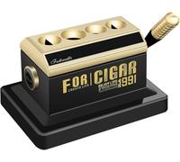 VYSLZ Tabletop Guillotine Cigar Clipper Precision V and Straight Cut Fits 52-60 Ring Gauge Wood-Boxed