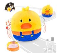 VYsTN Interactive Dog Toys with Built-in Moving Ball, Features Jumping & Quiet Modes, Puppy Toys and Pet Toys to Keep Them Busy, Rechargeable, Vibrating and Self-Play Dog Toys for Small/Medium Breeds