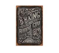 vyte HONG BB King Buddy Guy Poster Decorative Painting Canvas Wall Posters And Art Picture Print Modern Family Bedroom Decor Posters 08x12inch(20x30cm)