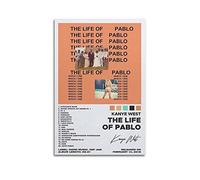 vyte Life of Pablo Font Poster Decorative Painting Canvas Wall Posters And Art Picture Print Modern Family Bedroom Decor Posters 08x12inch(20x30cm)