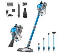 Vytronix Amc22B Lithium Cordless Upright 3In1 Handheld Stick Vacuum Cleaner 22V In Blue Blue 1 Pack