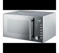VYTRONIX VY-C900M 900W Digital Microwave Oven | Freestanding Microwave with 5 Power Levels, Clock & Timer Function | Silver Microwave with Mirrored Front, 25 Litre Capacity