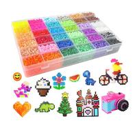 Vytung 11000pcs Fuse Beads Kit 36 Colors 5mm, Fuse Beads Set for Kids,Plastic Beads Fuse Bead Refill Pack