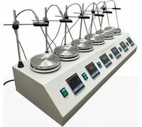 VYUJHNBG Magnetic Stirrer for Laboratory with Adjustable Speed and Temperature Digital Display Magnetic Mixer with Hot Plate and Stir Bar Digital Thermostatic Mixer