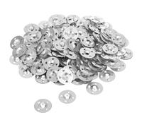 Vyuwast 400 Pcs Easy Fix Washers Insulation Washers 28mm Nail Gaskets Claw Washer for Screws Thermoboard Gypsum Board Extruded Plasterboard