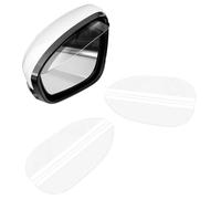 VYWPTOWSX 2 Pair Wing Mirror Rain Deflector for Abarth 595 695 595C 124 Spider Grande Punto Abarth 500C Monster, Car Side Rearview Mirror Rain Shield Rain Eyebrows Car Accessories,Transparent