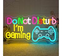VYXIN Do Not Disturb I'm Gaming Neon Light Sign Game Neon Sign Gaming Led Signs Suitable For Decorating Places Such As Playroom,Game Room,Bedroom,Manhole,Family Room,Gift for Teens and Boy