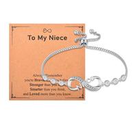 VYYU Infinity Love Bracelets for Her - Niece Birthday & Special Occasion Gifts from Auntie